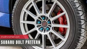 subaru forester bolt pattern